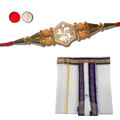 "Rakhi with Shirt - code RS06 - Click here to View more details about this Product
